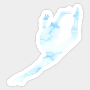 Leap Silhouette Sticker